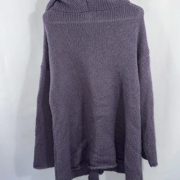 Soft Surroundings Mohair Wool Blend Hooded Sweater M