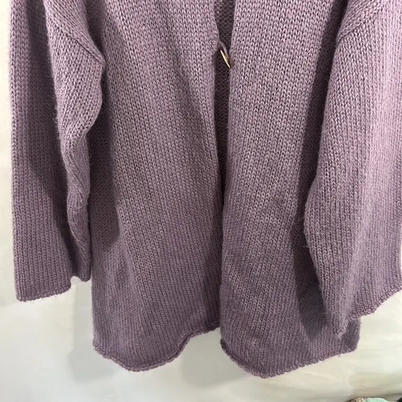 Soft Surroundings Mohair Wool Blend Hooded Sweater M