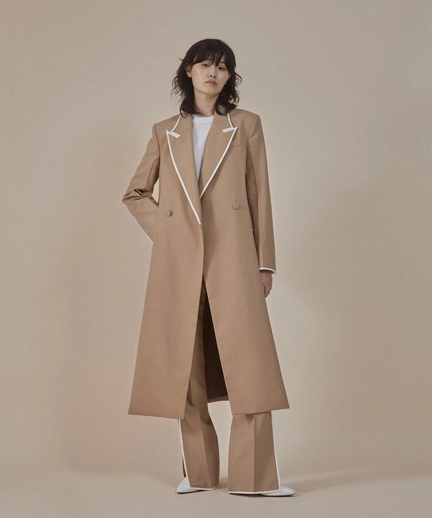 [SOLD-OUT | 50% OFF] Side-slit flared trousers