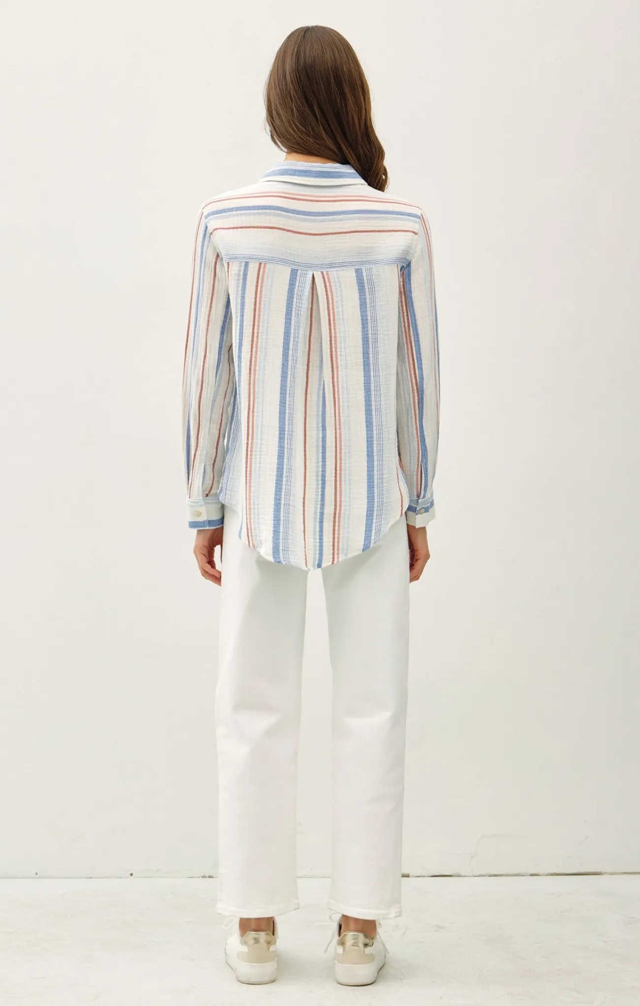 Sophia Stripe Button Up