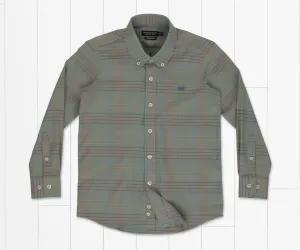 Southern Marsh Winfield Grid Performance Dress Shirt: Youth