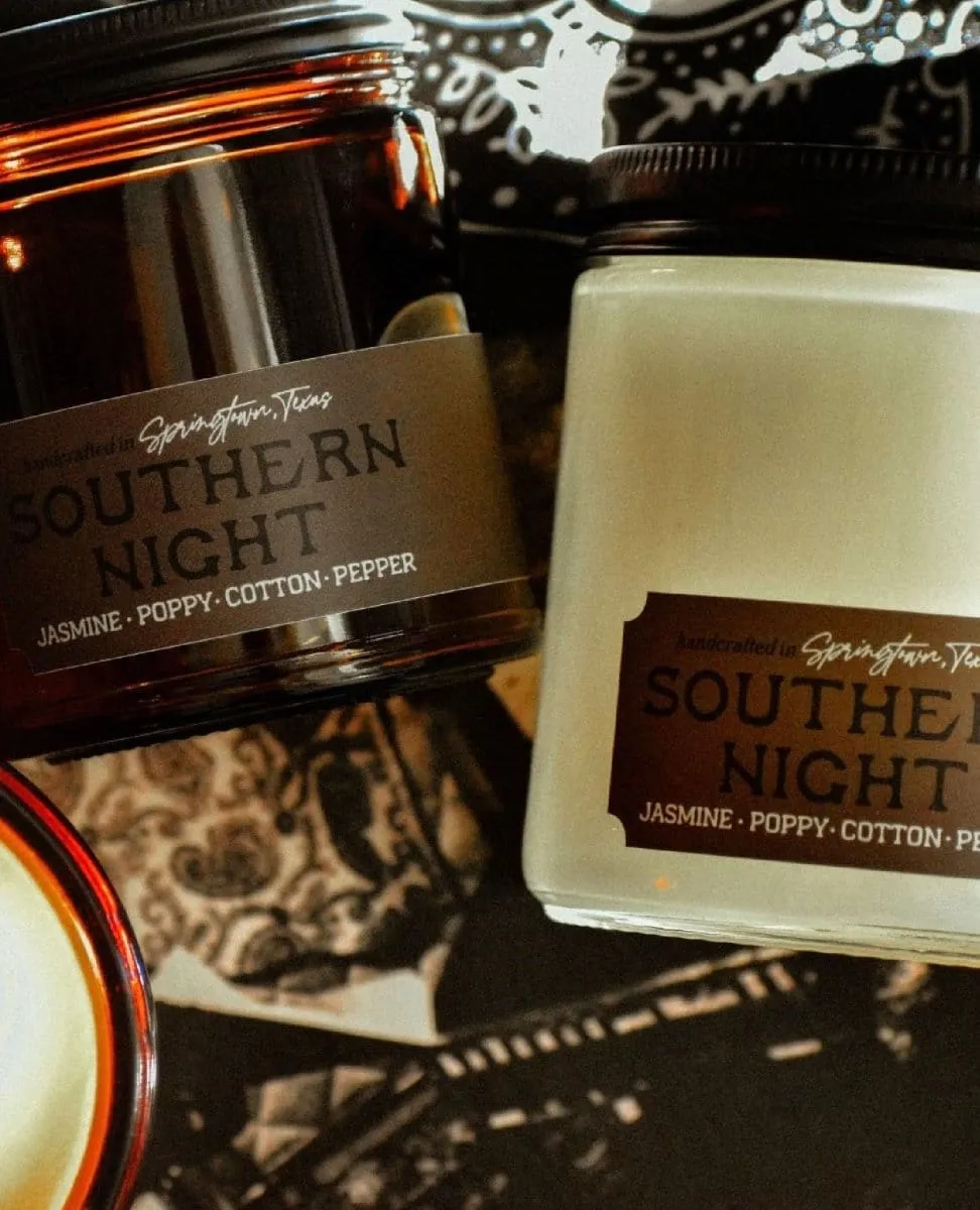 Southern Night - Jasmine, Poppy & Cotton Candle