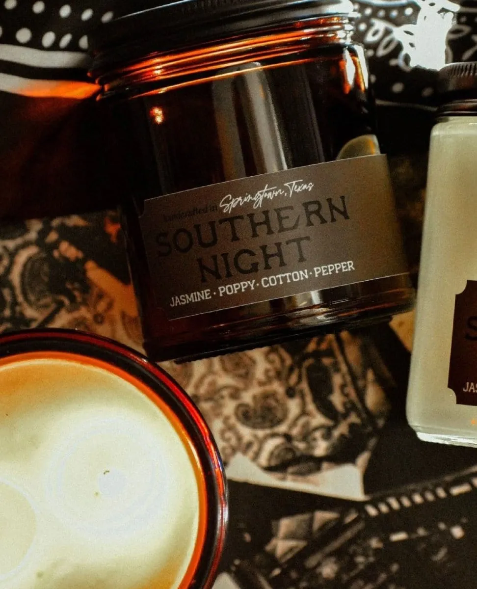 Southern Night - Jasmine, Poppy & Cotton Candle