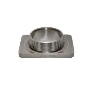 Street Carr Fabrication Stainless Billet 3" Single Inlet T6 Flange