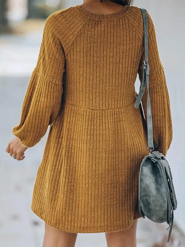 Stunncal Knitted Long Sleeve Dress