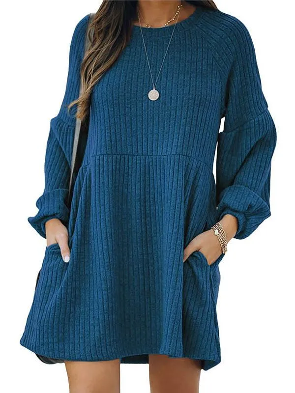 Stunncal Knitted Long Sleeve Dress