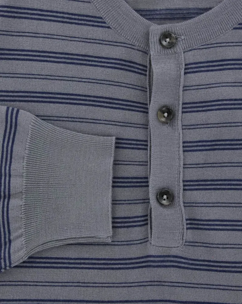 Svevo Parma Gray Wool Sweater - Size: Medium US / 50 EU