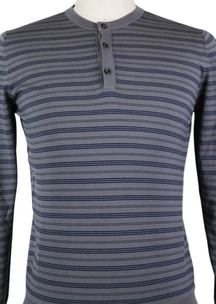 Svevo Parma Gray Wool Sweater - Size: Medium US / 50 EU