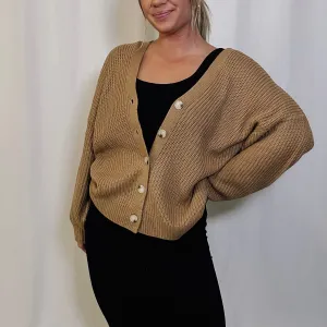Sweater Weather Cardigan - Brown