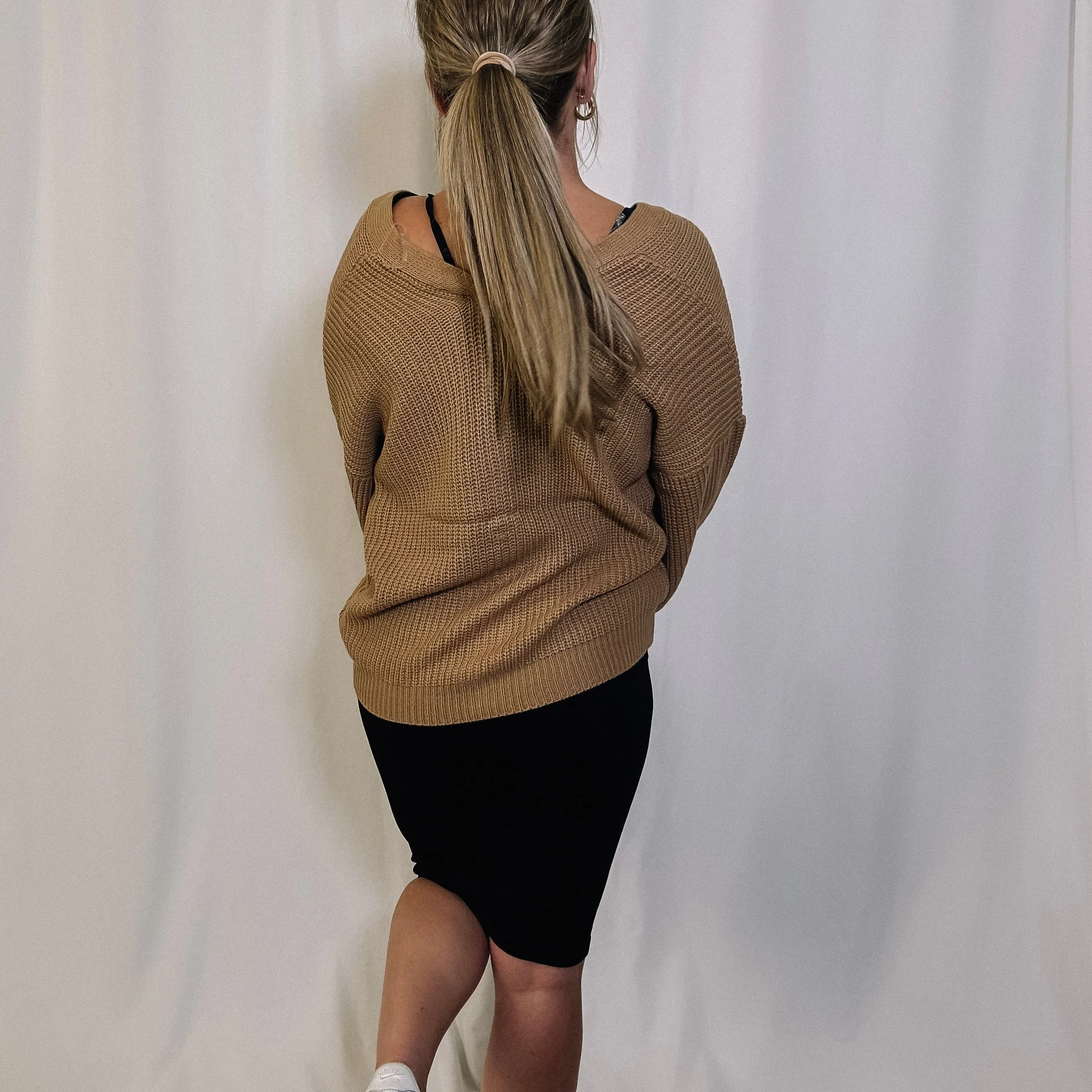 Sweater Weather Cardigan - Brown