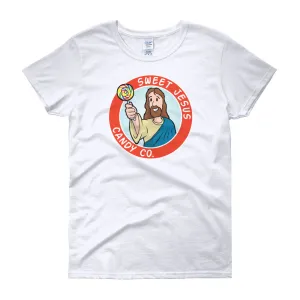 Sweet Jesus Candy Company Fitted T-Shirt