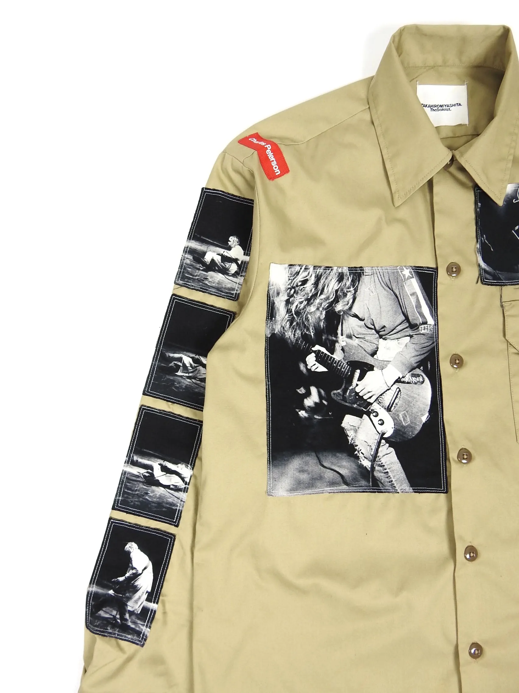 Takahiromiyashita The Soloist x Dickies x Charles Peterson Work Shirt Size Small