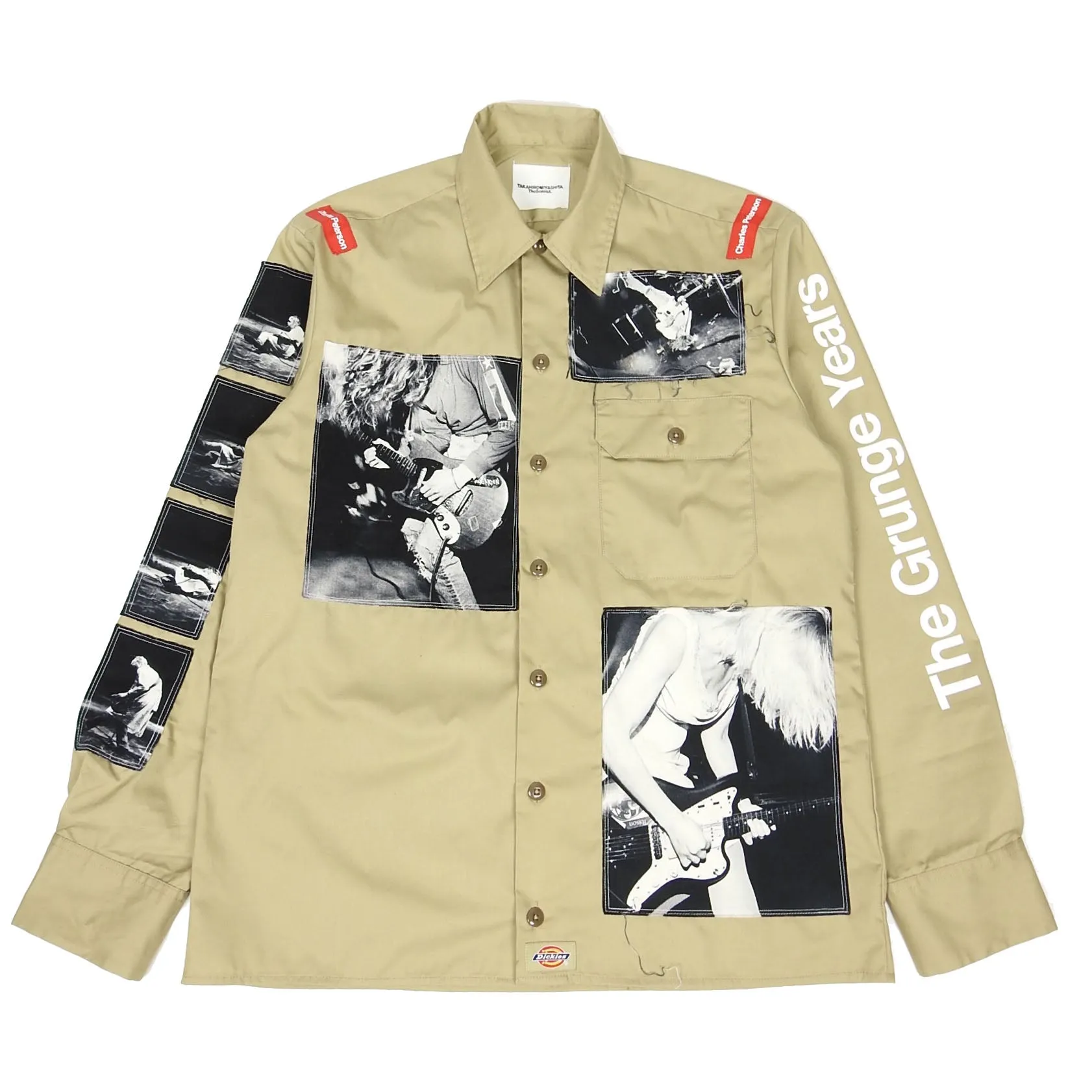Takahiromiyashita The Soloist x Dickies x Charles Peterson Work Shirt Size Small