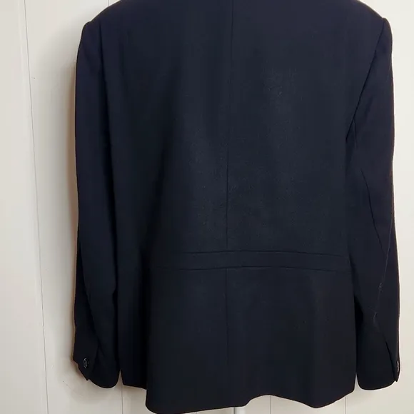 Talbots timeless classic wool blazer size 20W tailored button-down office blazer