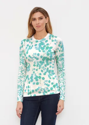 Teal Pome (7863) ~ Butterknit Long Sleeve Crew Top
