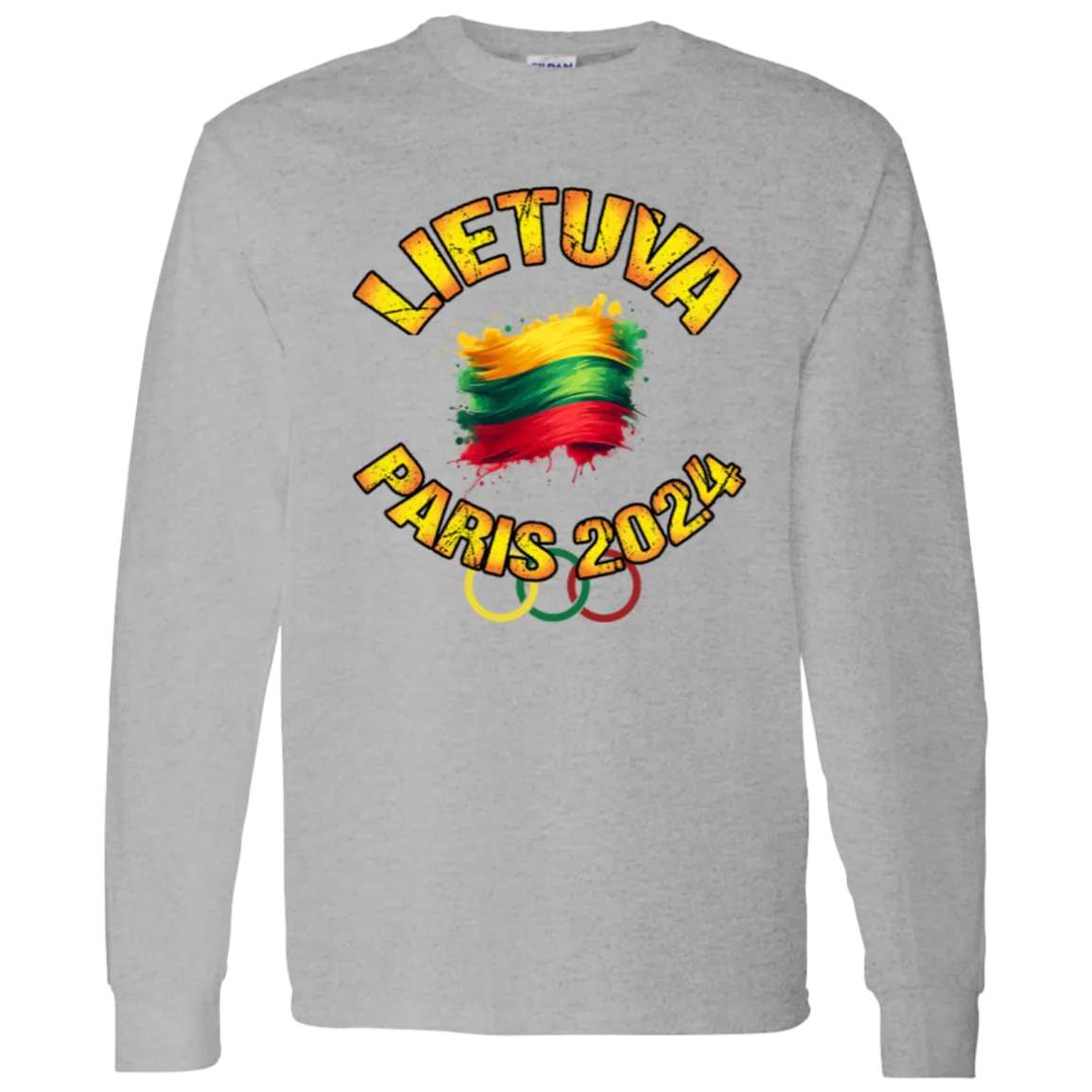 Team Lietuva 2024 Olympics - Men's Classic Cotton Long Sleeve T
