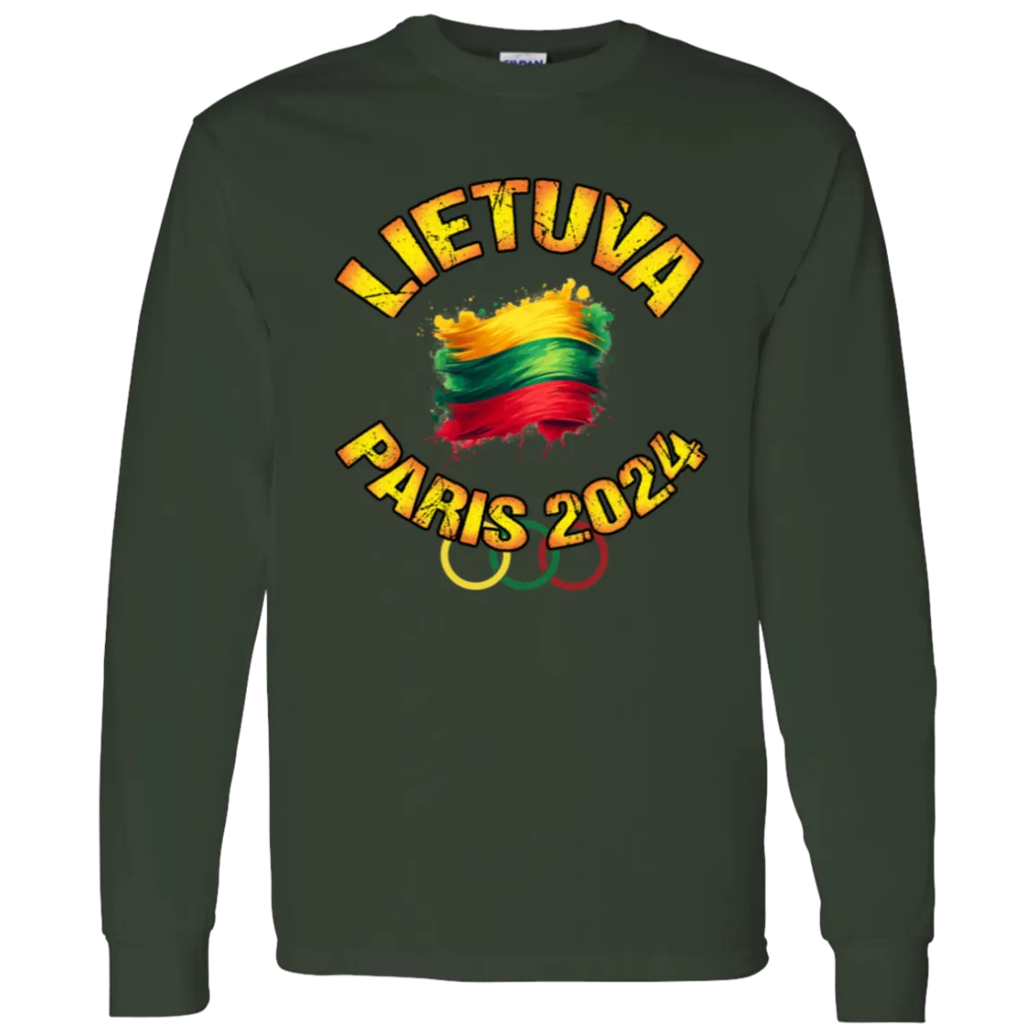 Team Lietuva 2024 Olympics - Men's Classic Cotton Long Sleeve T