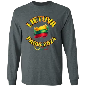 Team Lietuva 2024 Olympics - Men's Classic Cotton Long Sleeve T