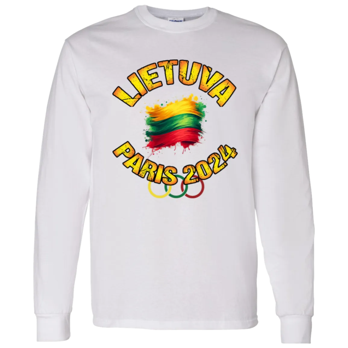 Team Lietuva 2024 Olympics - Men's Classic Cotton Long Sleeve T