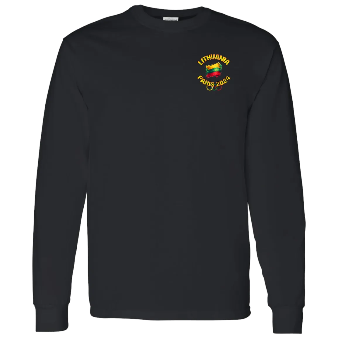Team Lithuania 2024 Olympics - Men's Classic Cotton Long Sleeve T