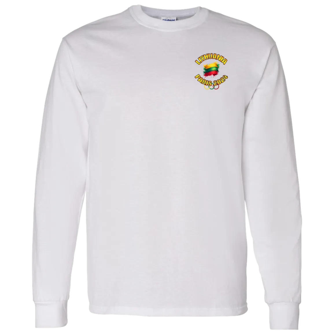 Team Lithuania 2024 Olympics - Men's Classic Cotton Long Sleeve T