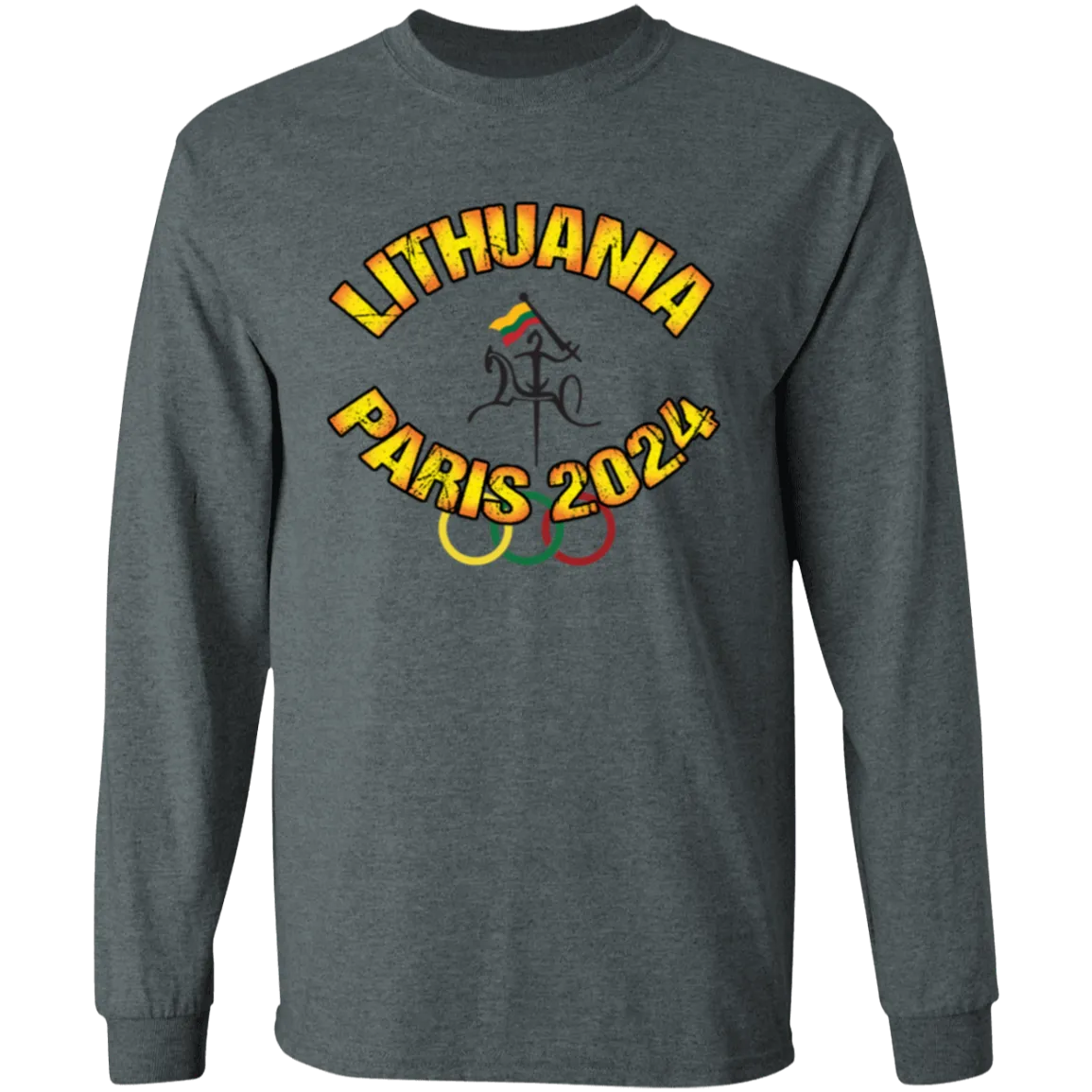 Team Lithuania 2024 Vytis - Men's Classic Cotton Long Sleeve T