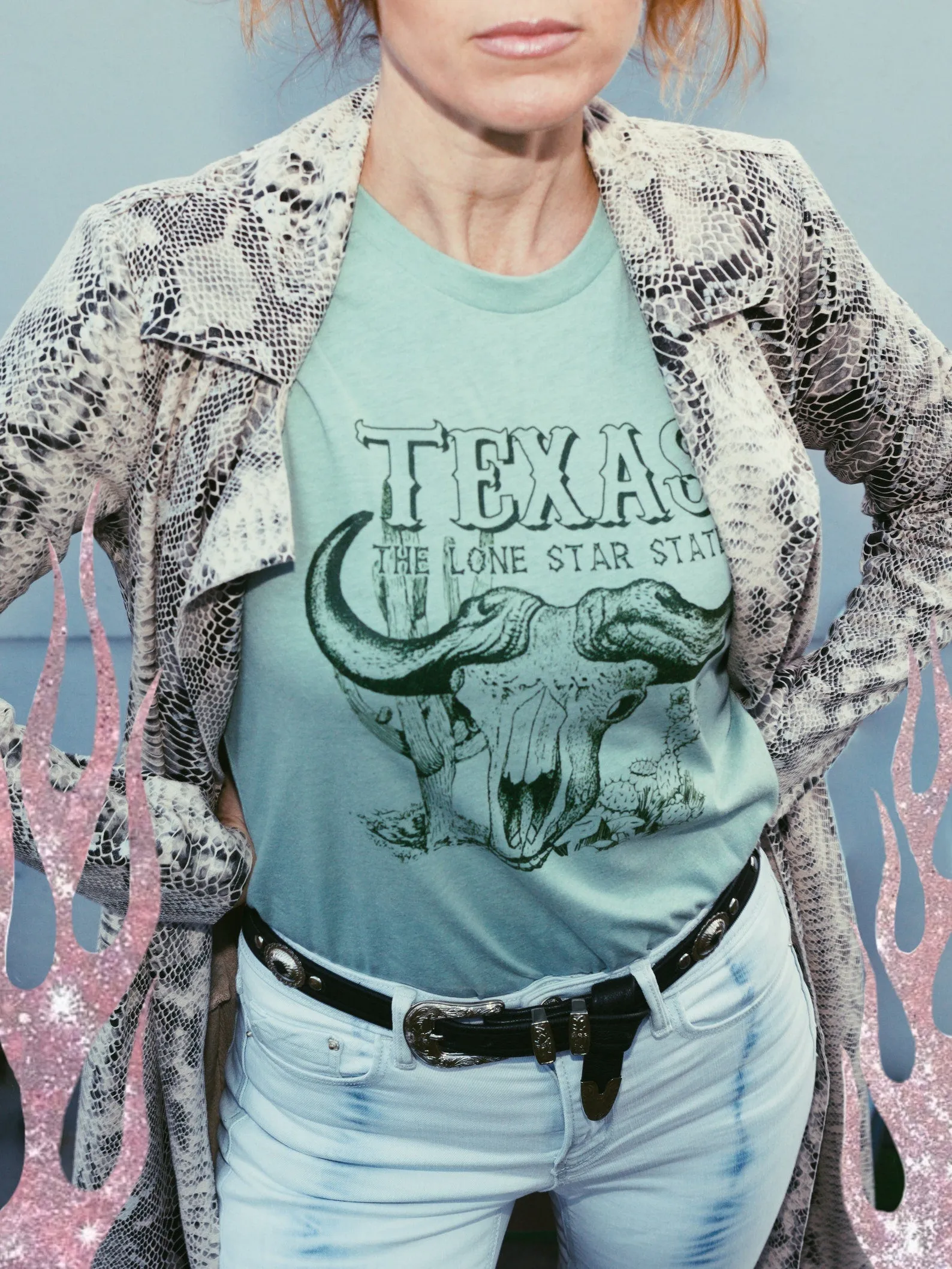 Texas The Lone Star State Tee - Green