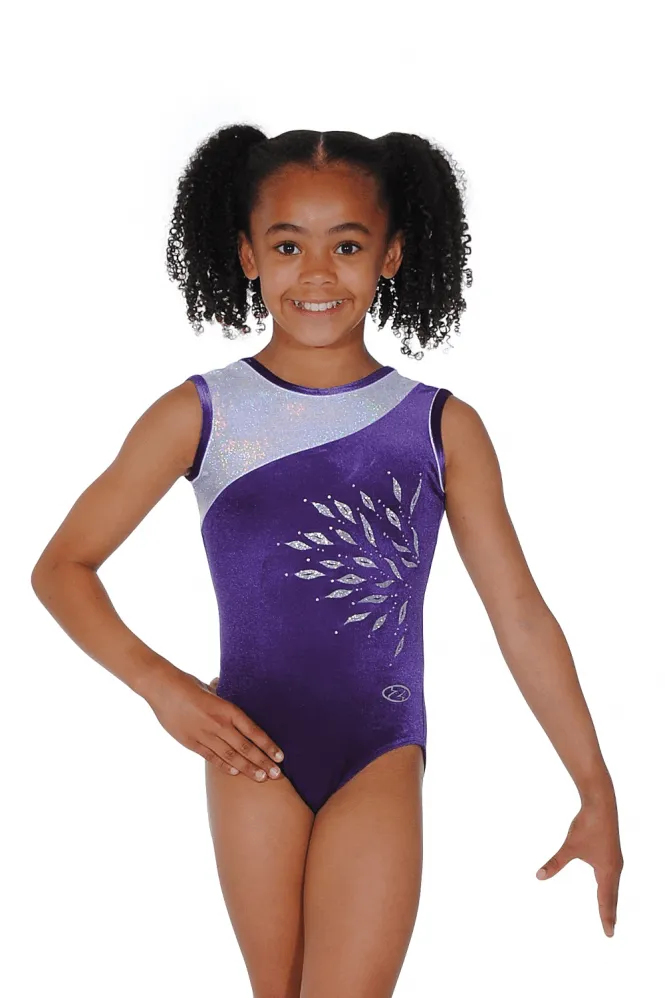 Th Zone Eclipse Sleeveless Gymnastics Leotard Z310ECL