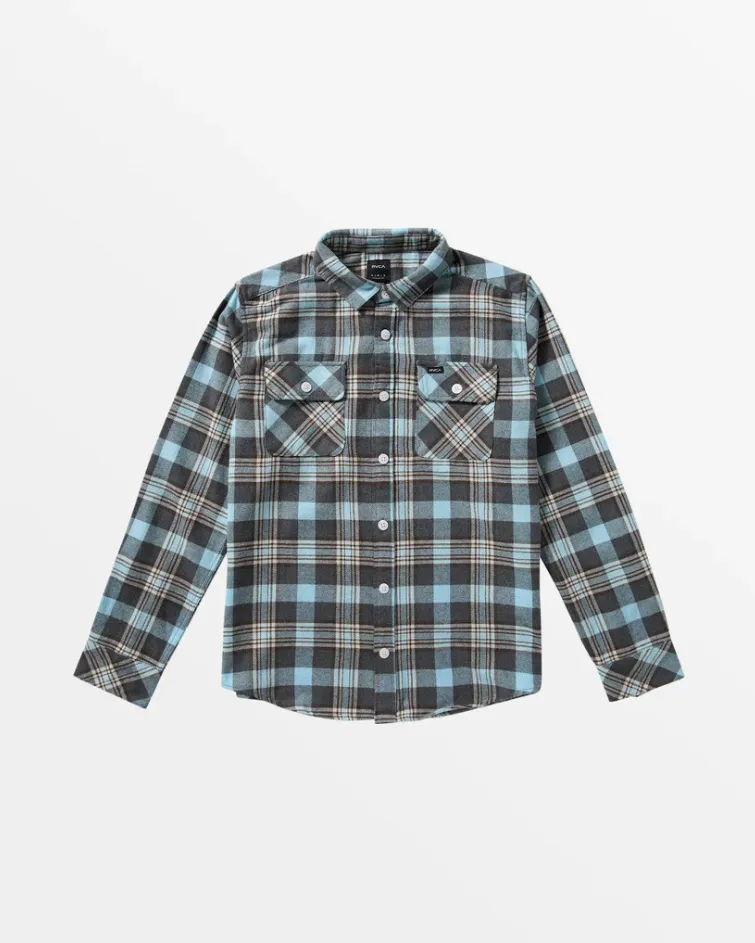 THATLL WORK FLANNEL LONG SLEEVE SHIRT - CHARCOAL