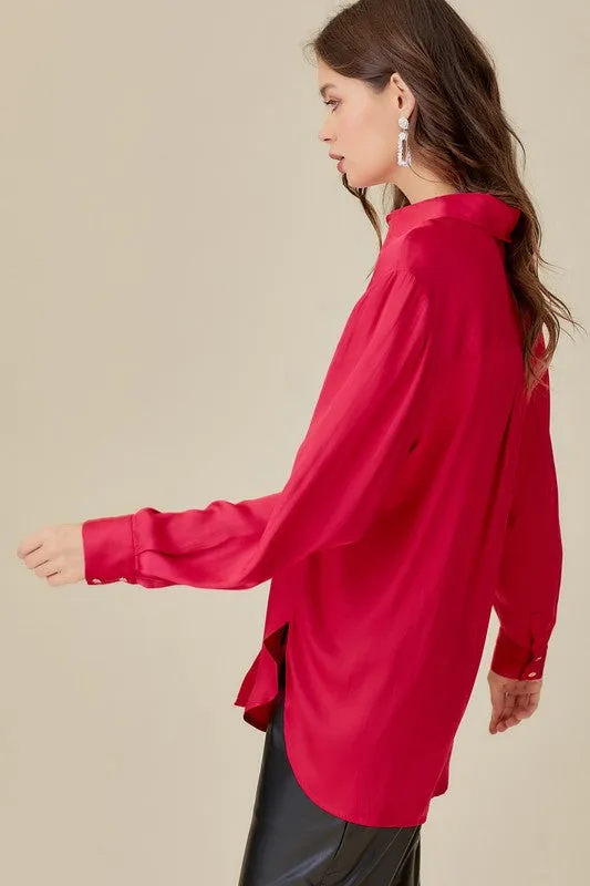 The Carmen top- Hot Pink