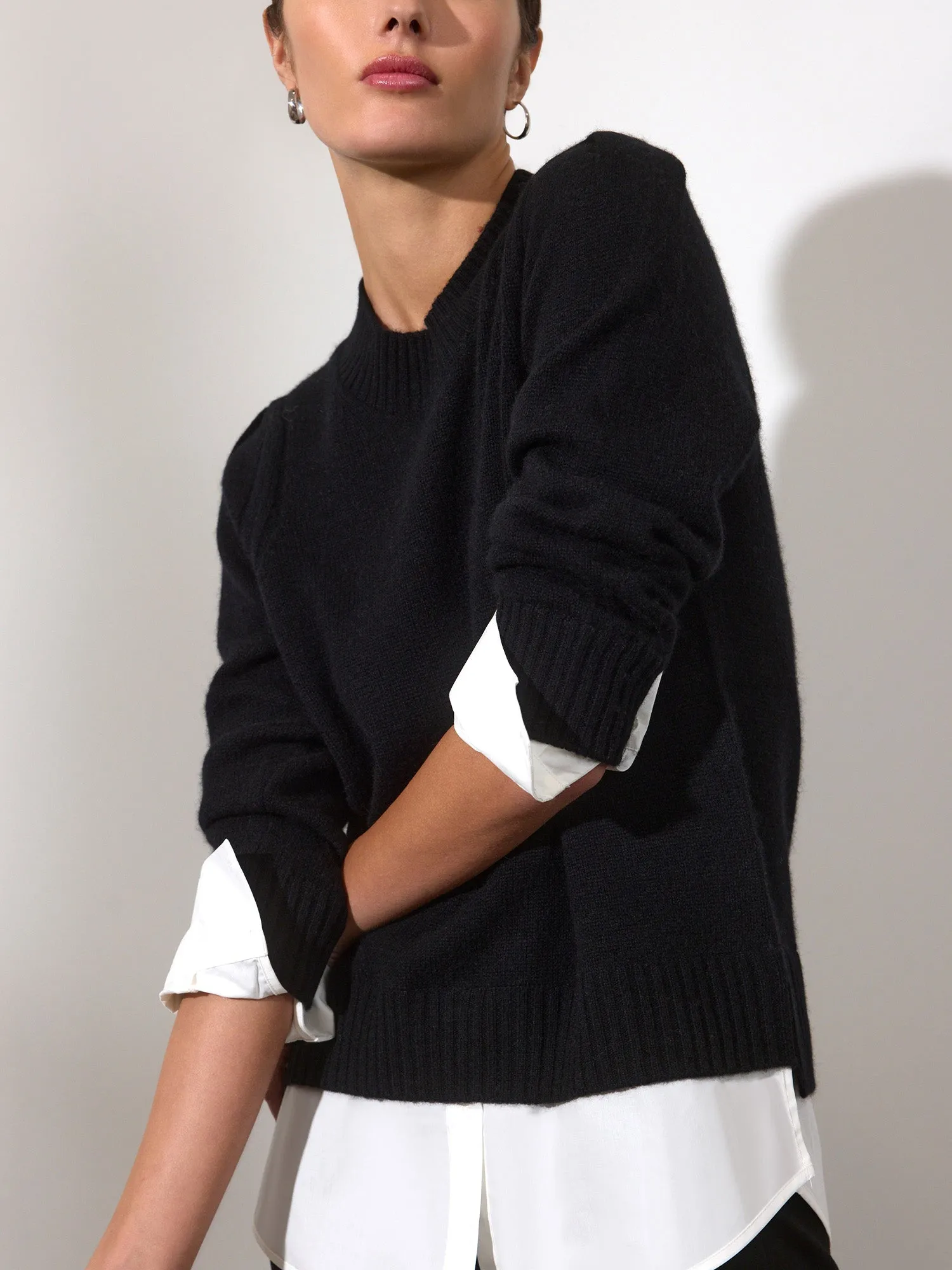 The Eton Layered Crew Looker
