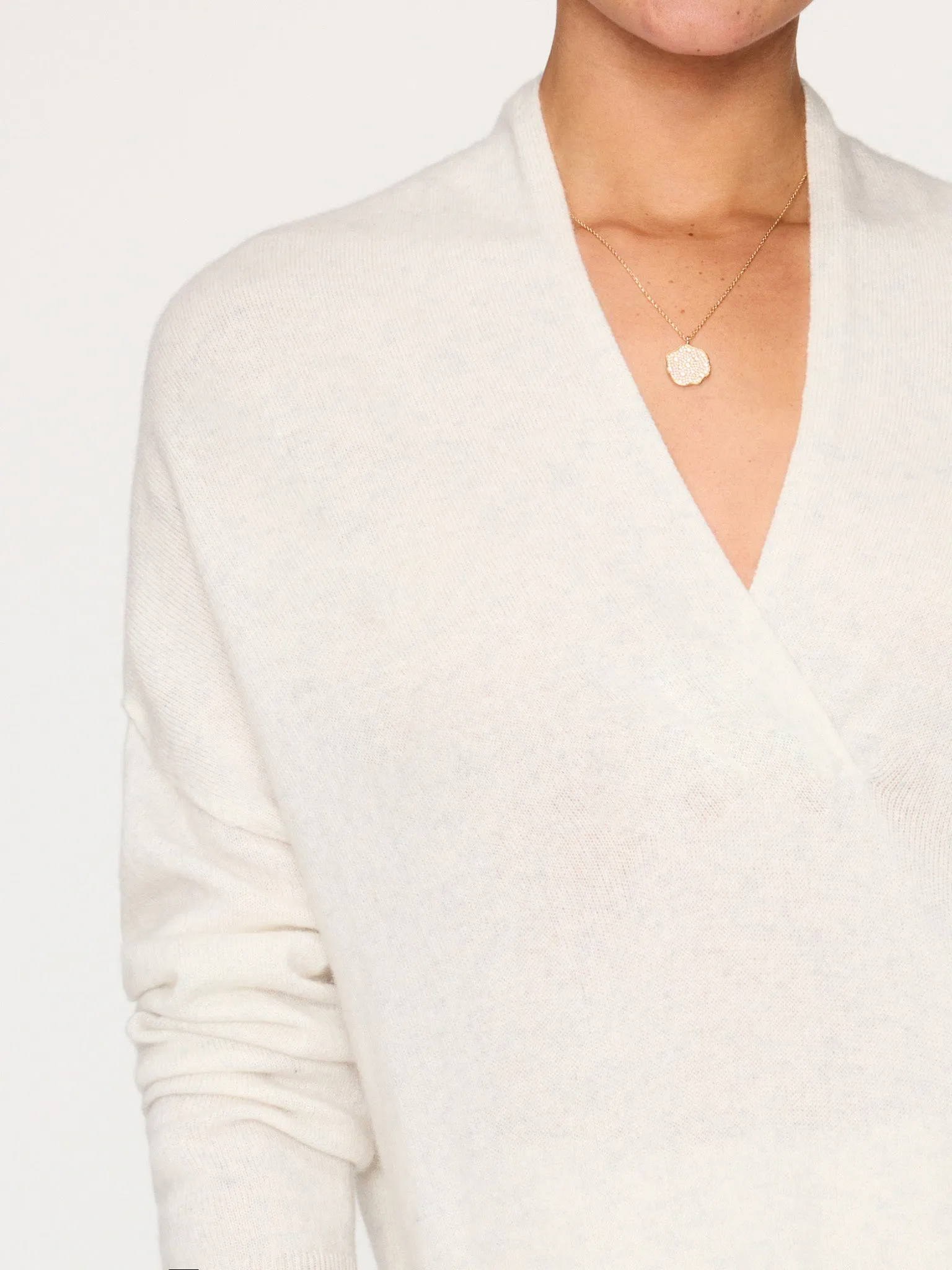 The Siena Wrap Neck Pullover