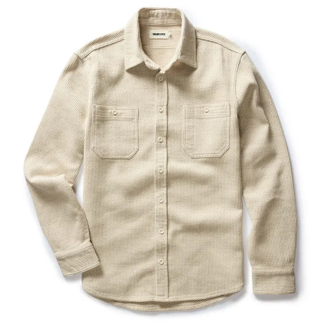 The Utility Shirt | Natural Sashiko