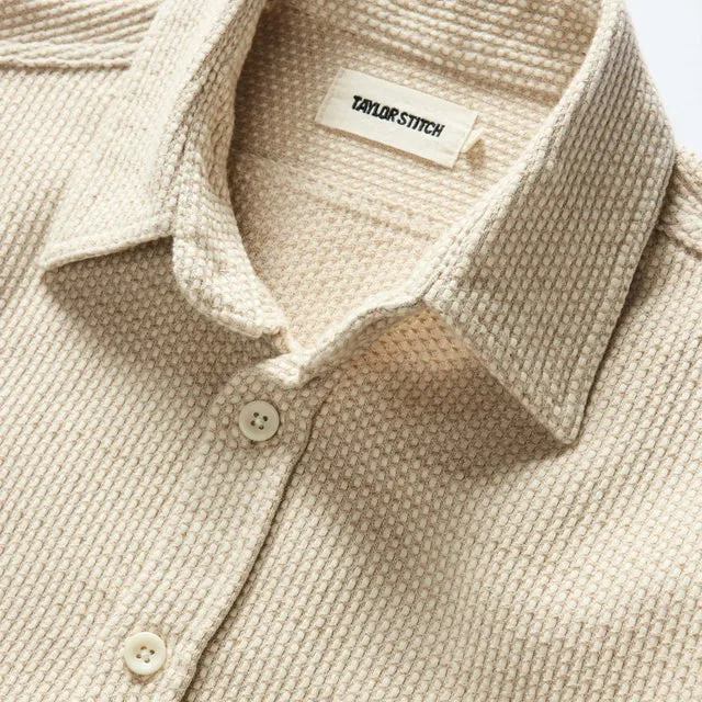 The Utility Shirt | Natural Sashiko
