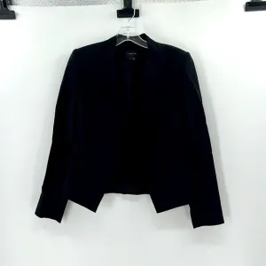Theory Lanai Open Blazer In Sevona Stretch Wool - Black - 4