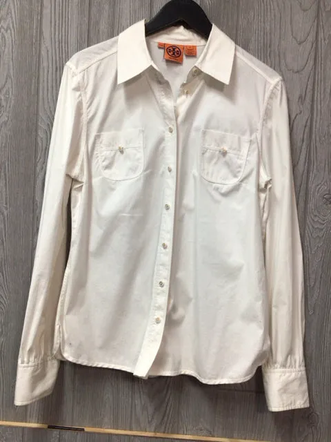 Tory Burch Poplin Shirt Size 12