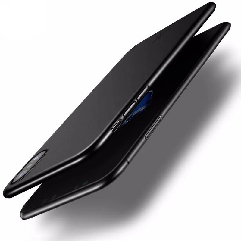 Ultra Thin Slim Cover For iPhone X - Black,Transparent White,Transparent Black