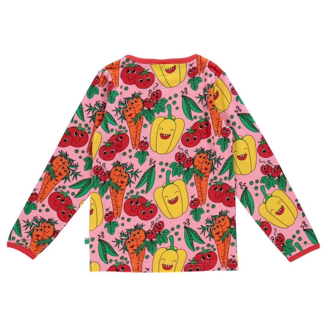 Vegetables Long Sleeve Shirt Sea Pink [only 9-10 Year left]