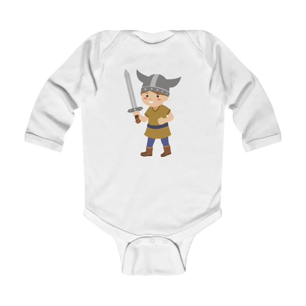 Viking Boy Long Sleeve Bodysuit