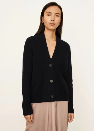 Vince Raised Collar Cardigan (Coastal)