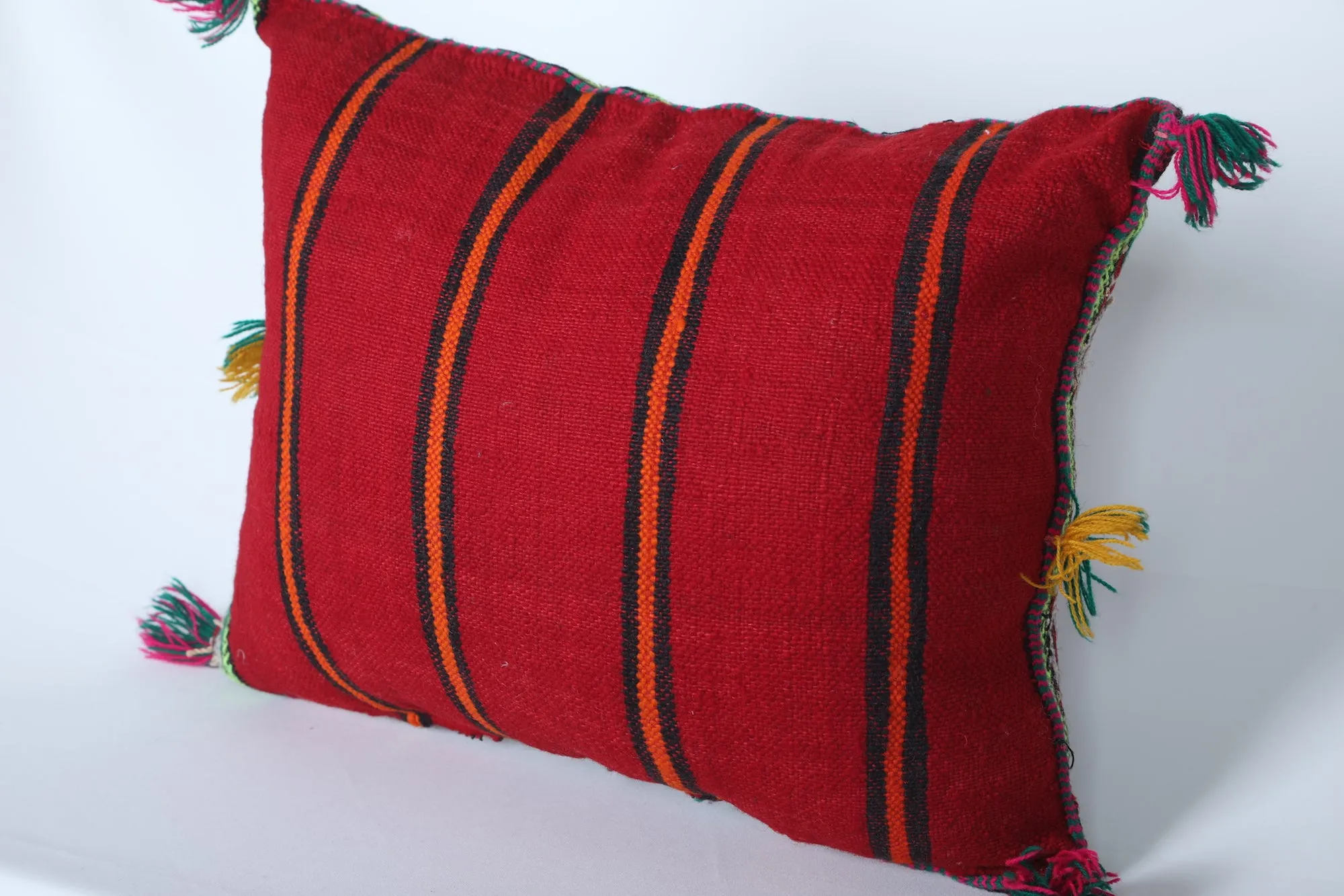 Vintage Moroccan Kilim Pillow  14.5 INCHES X 18.5 INCHES