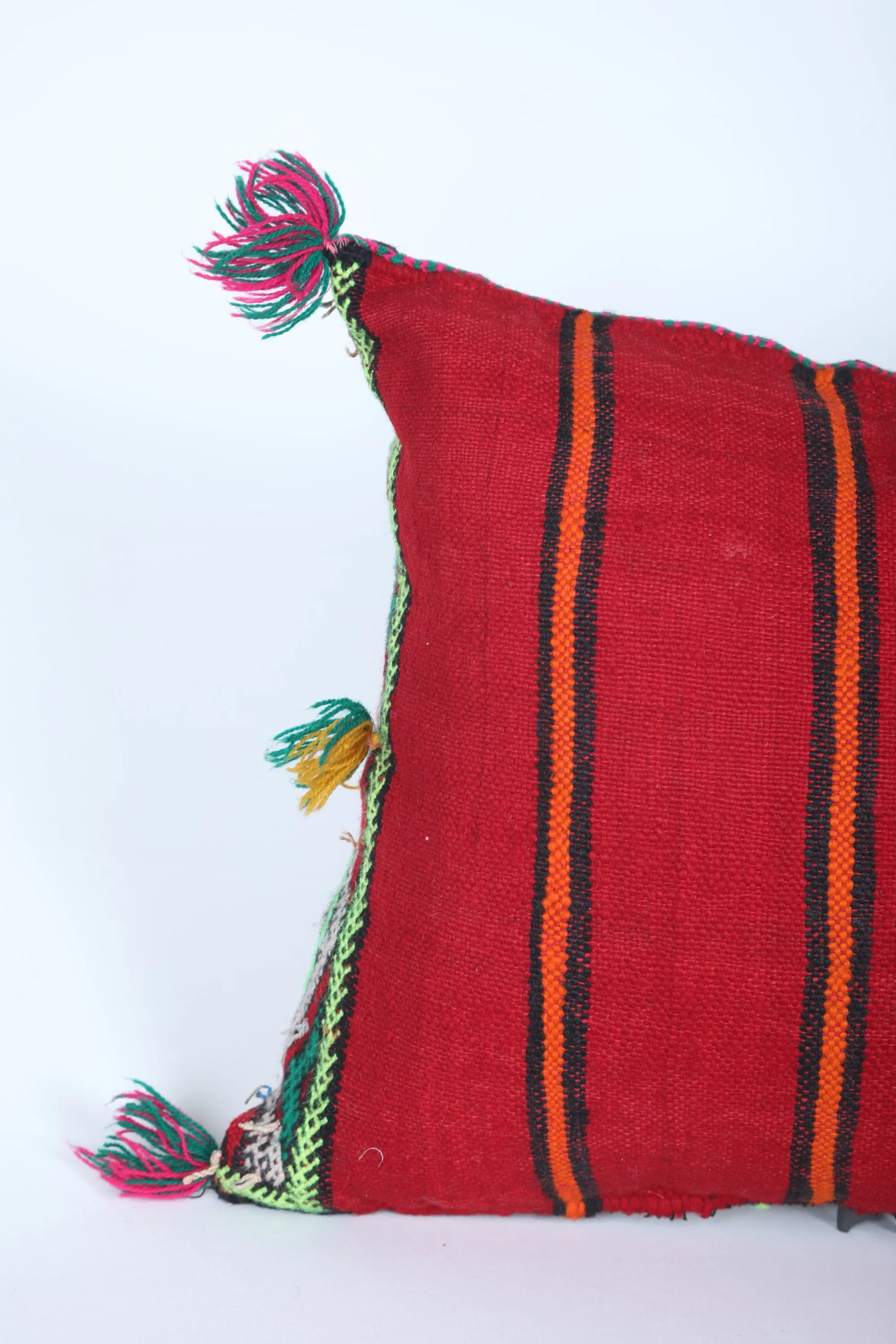 Vintage Moroccan Kilim Pillow  14.5 INCHES X 18.5 INCHES
