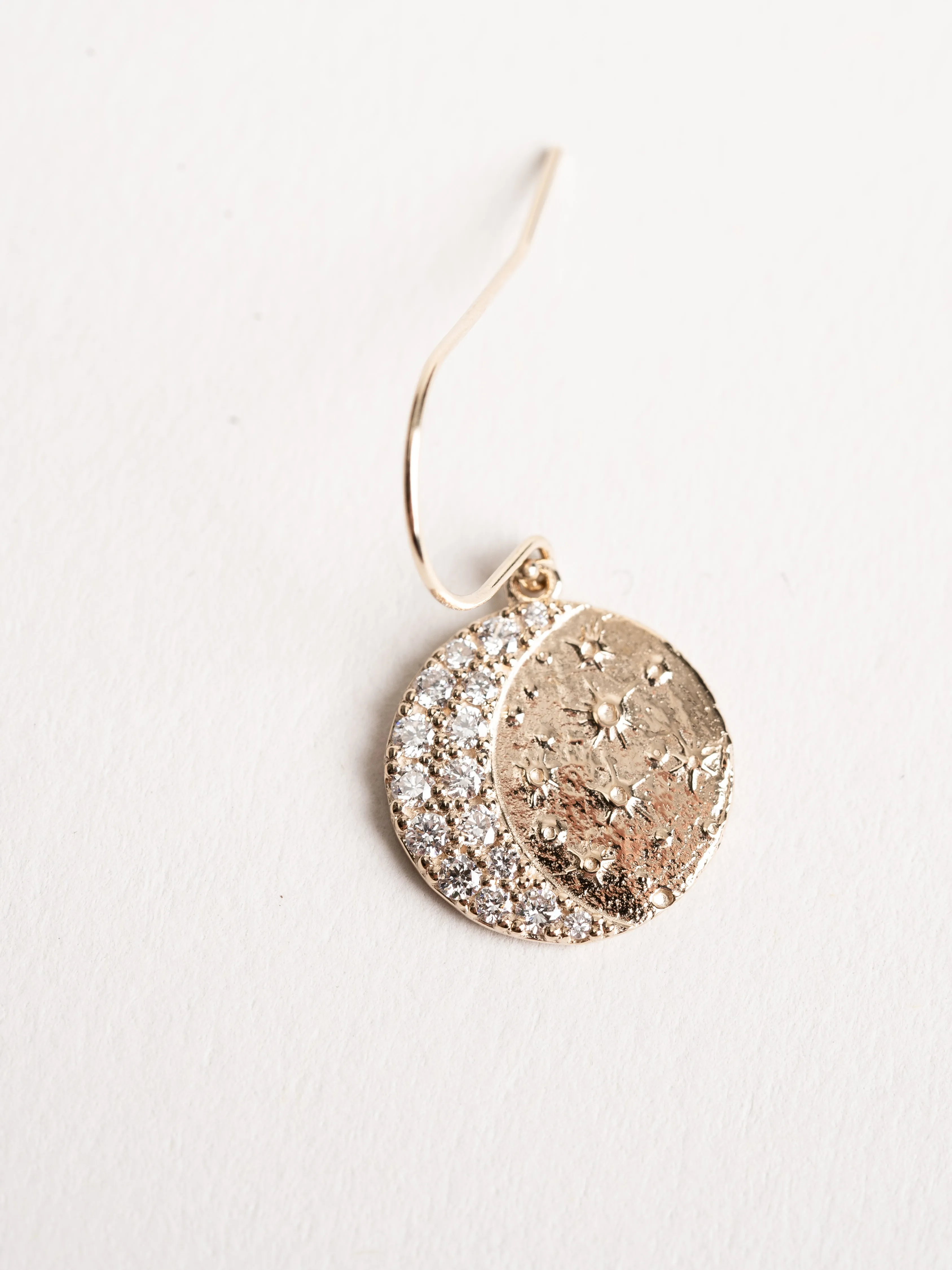 wanina crescent single earring