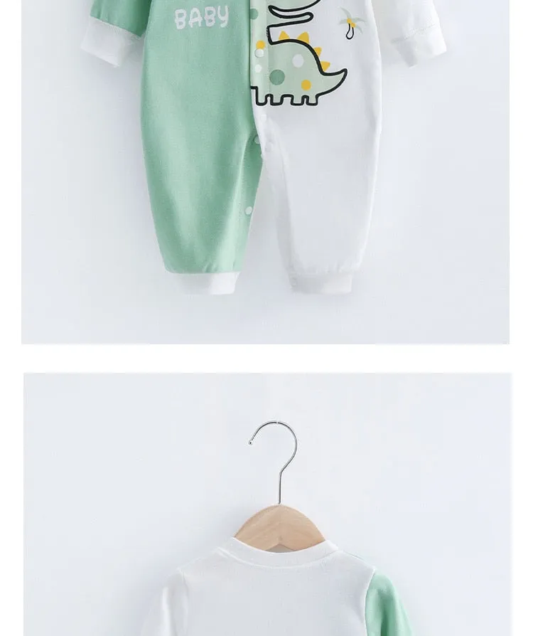 Warm Jumpsuit Dragon Pattern