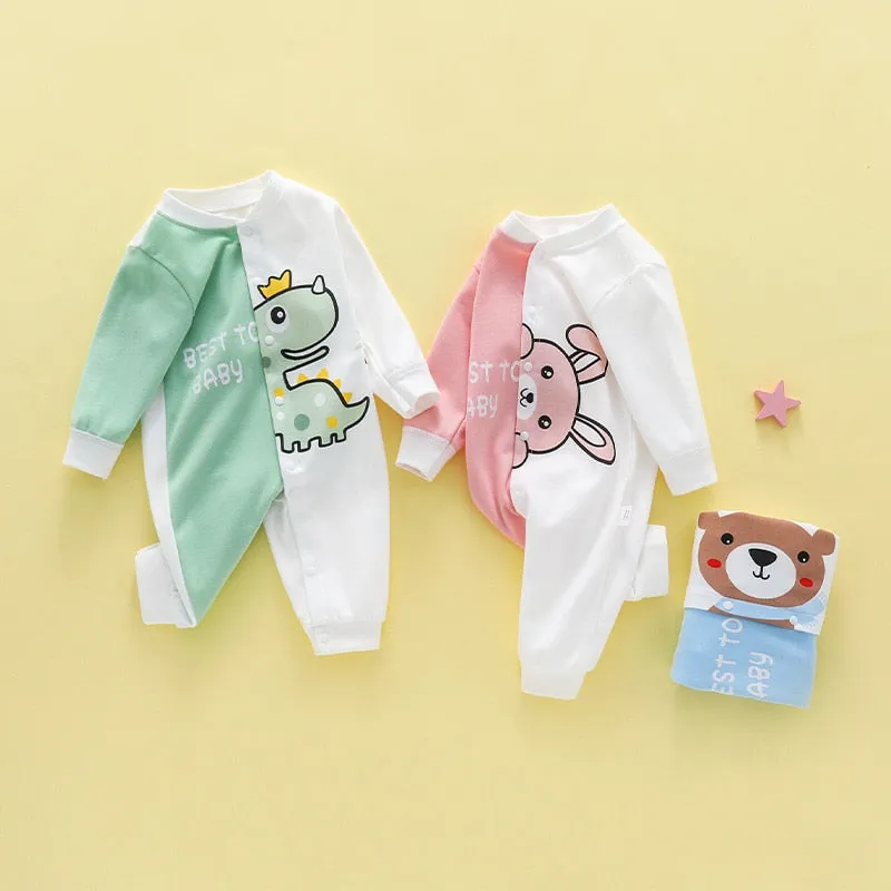 Warm Jumpsuit Dragon Pattern