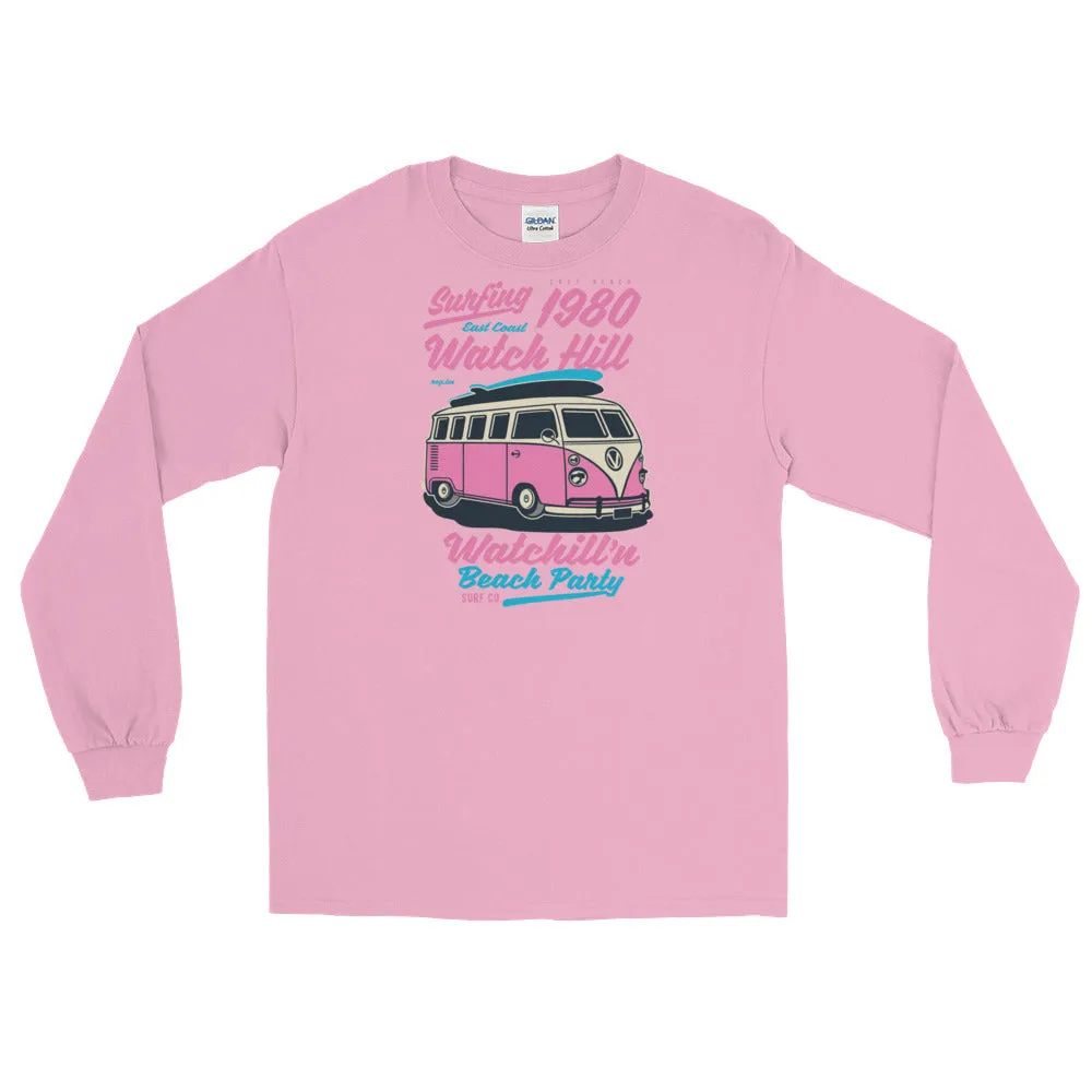 Watchill'n 'Beach Party' - Long-Sleeve T-Shirt (Pink)