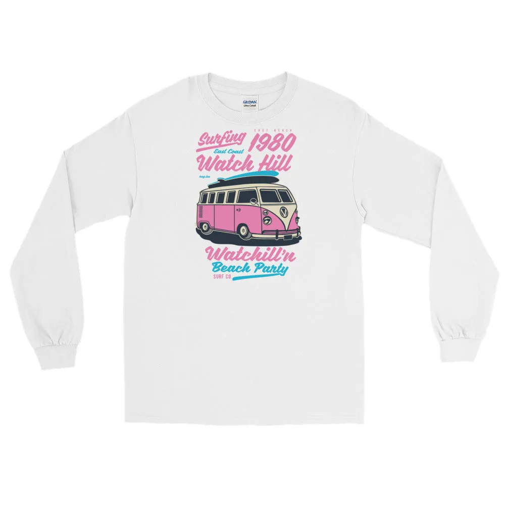 Watchill'n 'Beach Party' - Long-Sleeve T-Shirt (Pink)