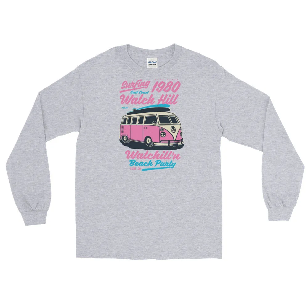 Watchill'n 'Beach Party' - Long-Sleeve T-Shirt (Pink)