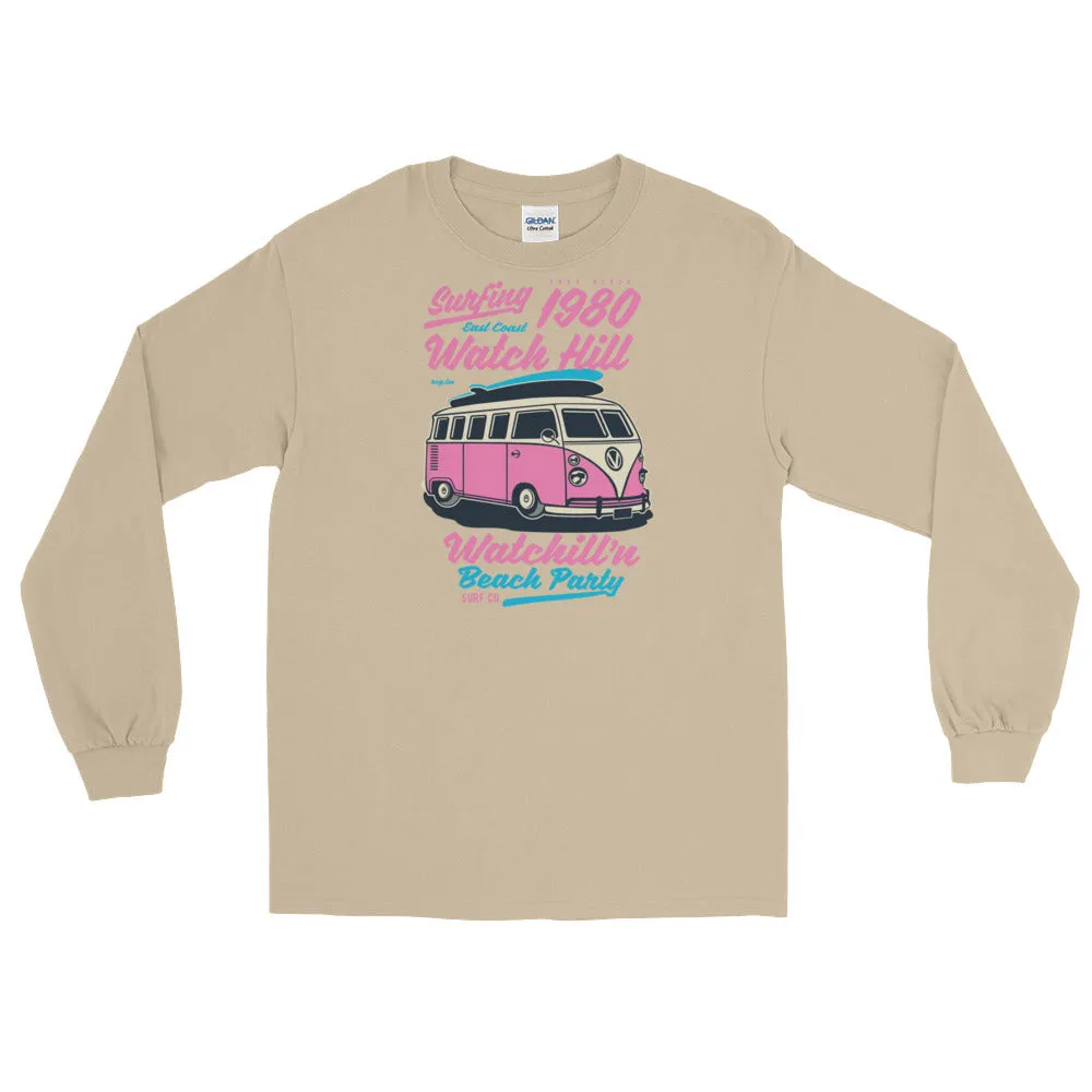 Watchill'n 'Beach Party' - Long-Sleeve T-Shirt (Pink)
