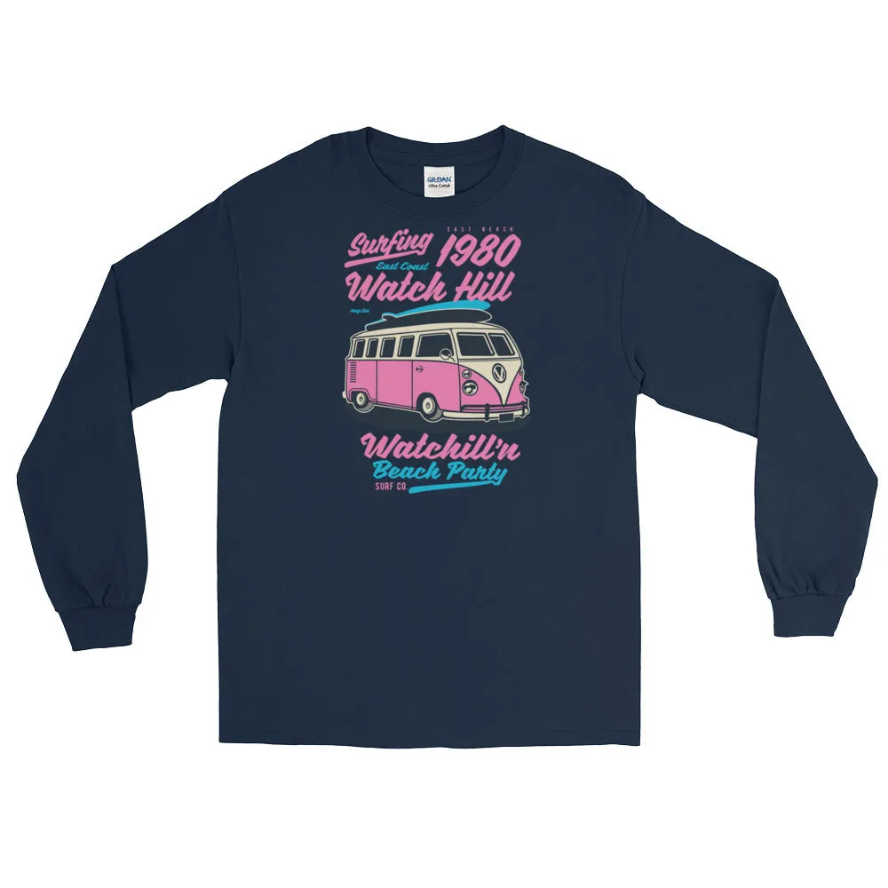 Watchill'n 'Beach Party' - Long-Sleeve T-Shirt (Pink)